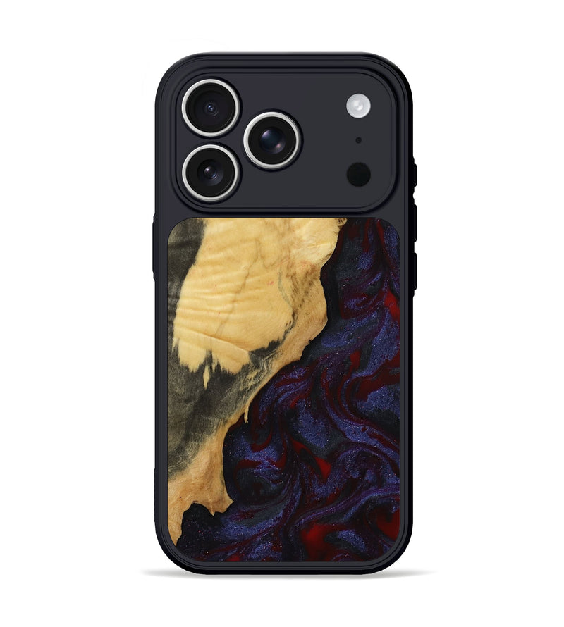 iPhone 17 Pro Wood Phone Case - Adah (Red, 799991)