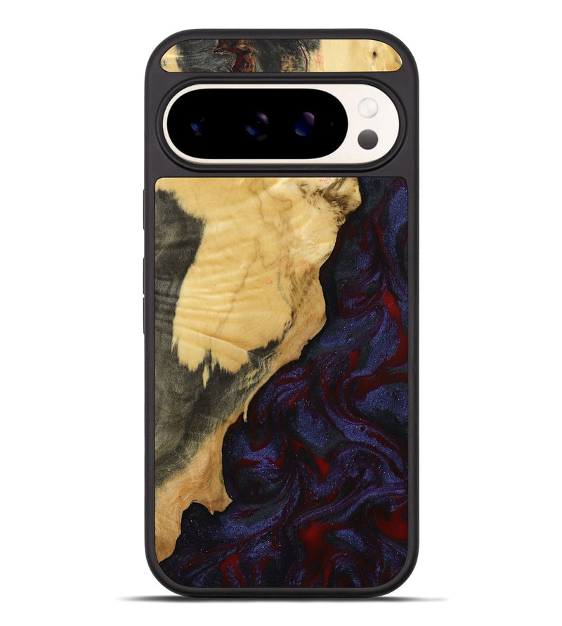 Pixel 9 Pro XL Wood Phone Case - Adah (Red, 799991)