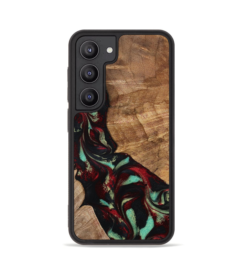 Galaxy S23 Wood Phone Case - Sheldon (Red, 799996)