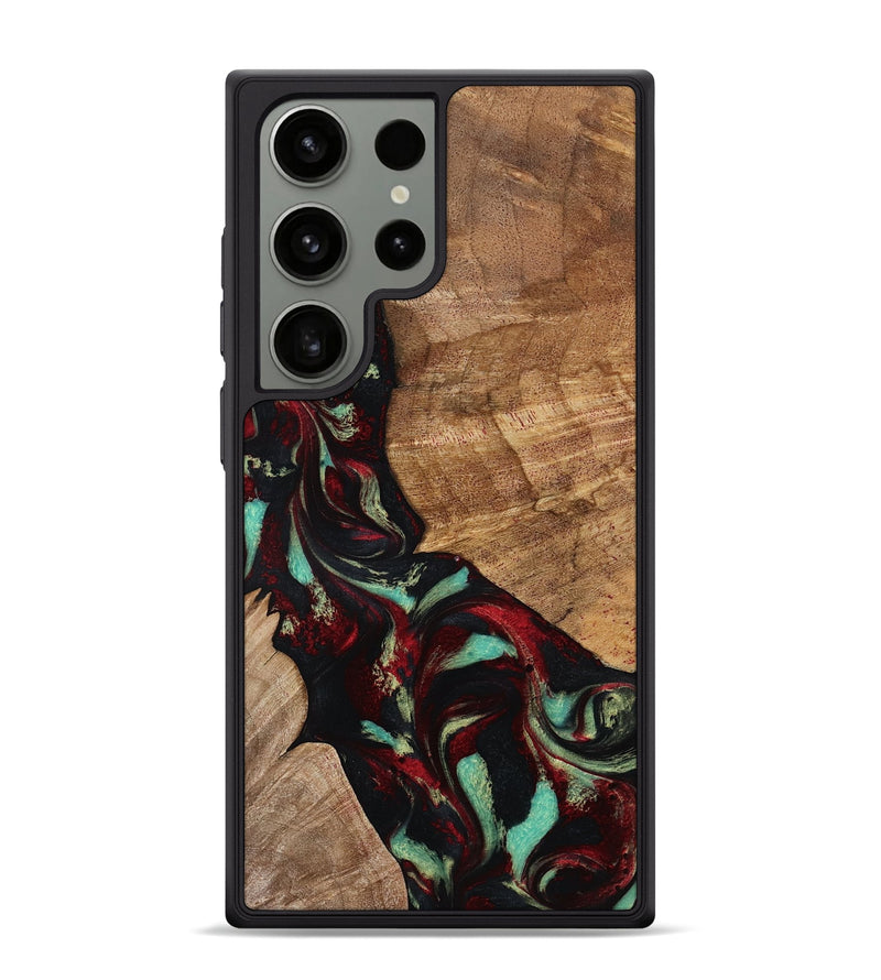 Galaxy S24 Ultra Wood Phone Case - Sheldon (Red, 799996)