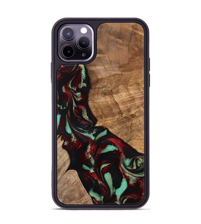 iPhone 11 Pro Max Wood Phone Case - Sheldon (Red, 799996)