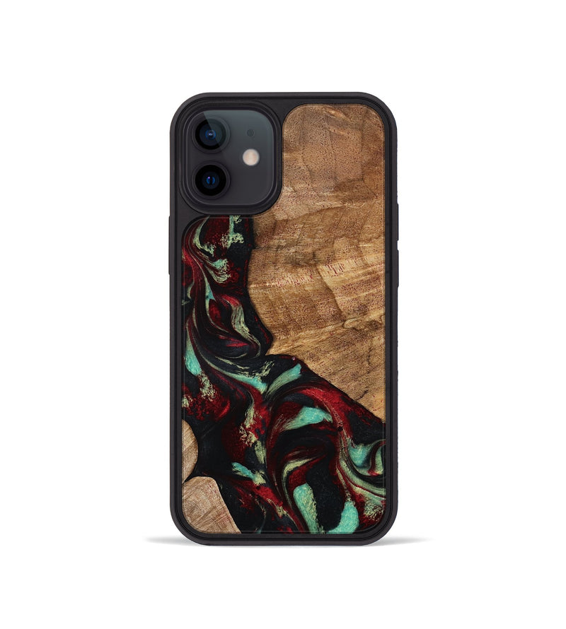 iPhone 12 mini Wood Phone Case - Sheldon (Red, 799996)