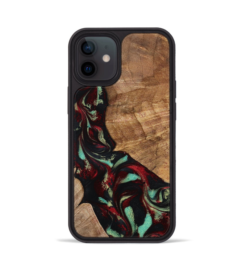 iPhone 12 Wood Phone Case - Sheldon (Red, 799996)
