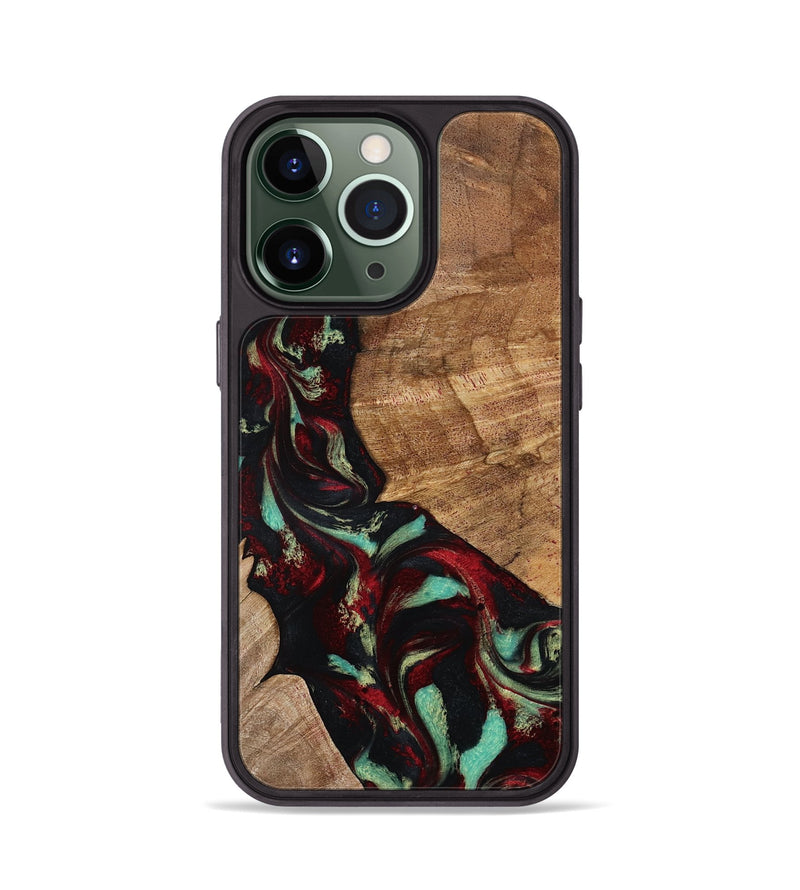 iPhone 13 Pro Wood Phone Case - Sheldon (Red, 799996)