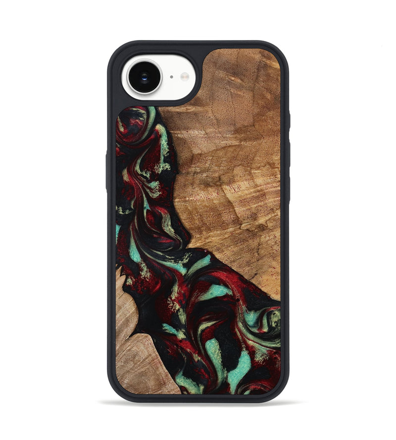 iPhone 16e Wood Phone Case - Sheldon (Red, 799996)