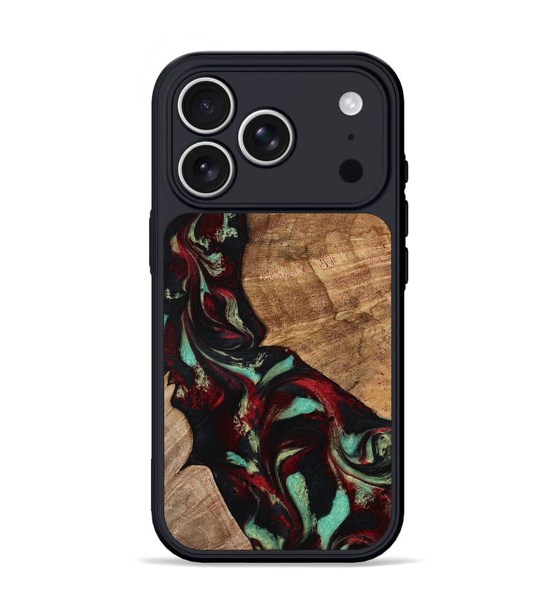 iPhone 17 Pro Wood Phone Case - Sheldon (Red, 799996)