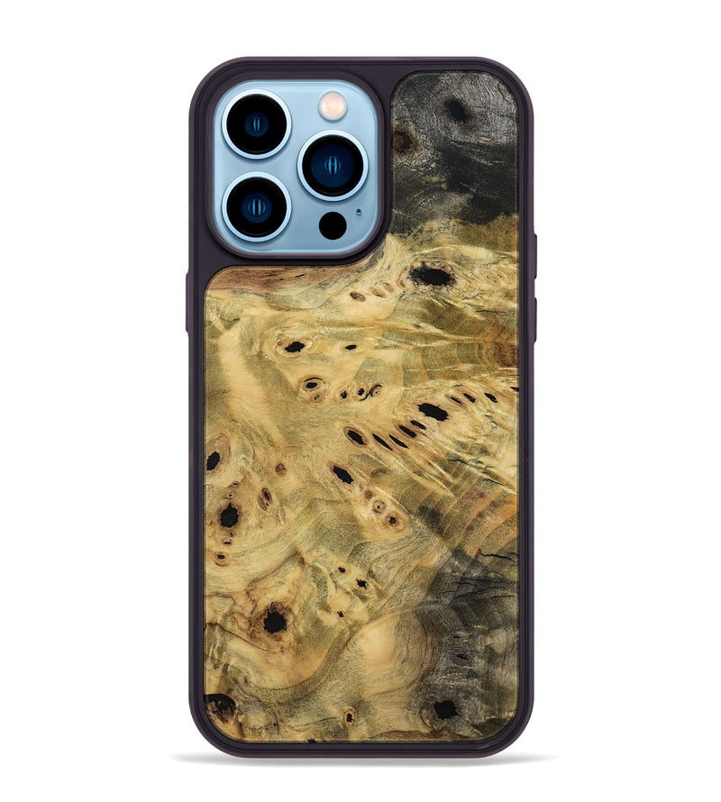 iPhone 14 Pro Max Wood Phone Case - Kira (Wood Burl, 799997)