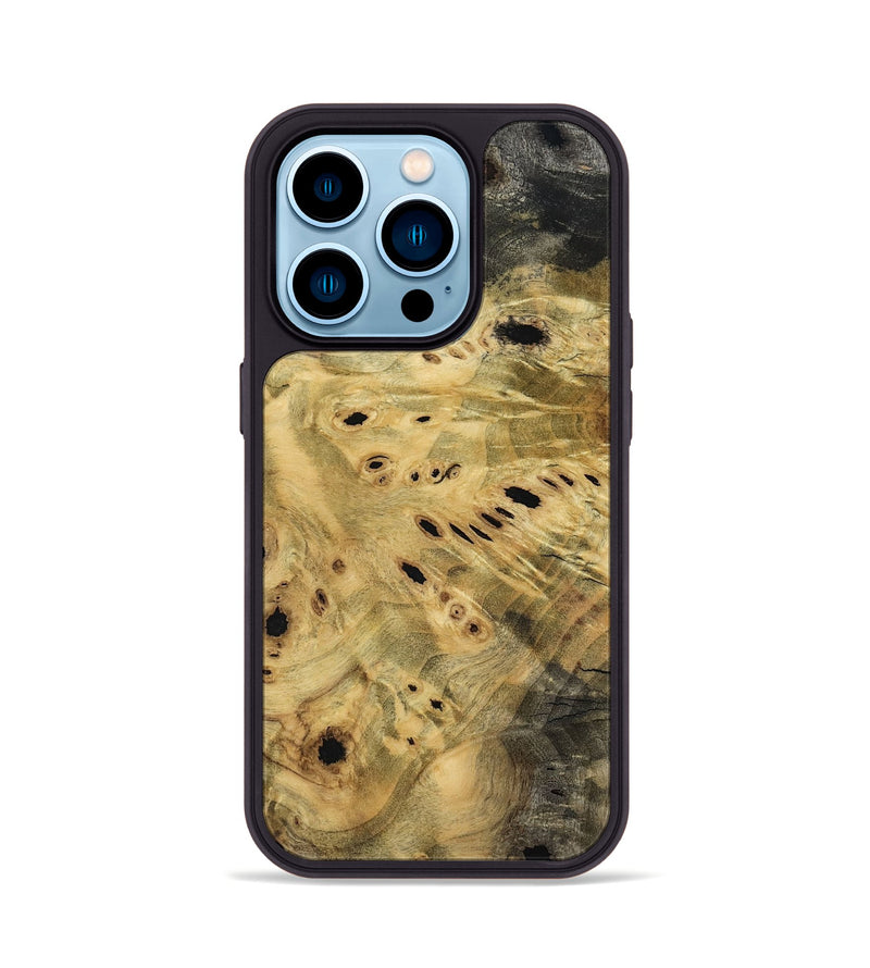 iPhone 14 Pro Wood Phone Case - Kira (Wood Burl, 799997)