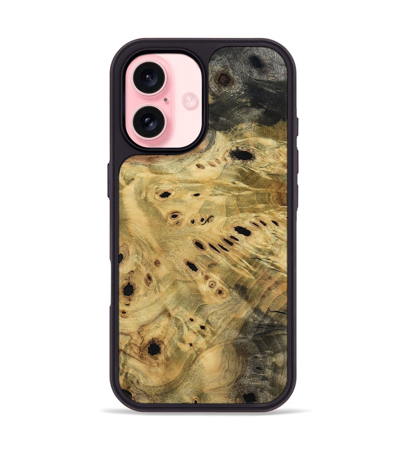 iPhone 16 Wood Phone Case - Kira (Wood Burl, 799997)