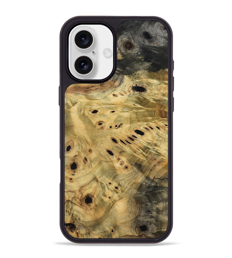 iPhone 16 Plus Wood Phone Case - Kira (Wood Burl, 799997)