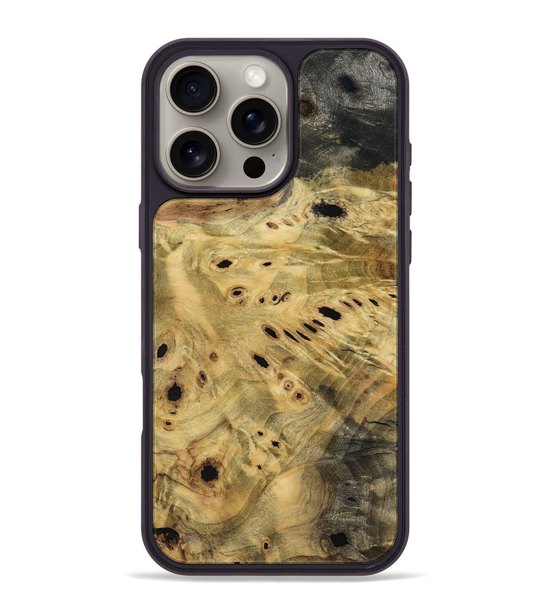 iPhone 16 Pro Max Wood Phone Case - Kira (Wood Burl, 799997)