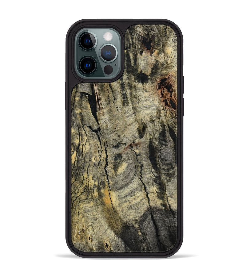 iPhone 12 Pro Max Wood Phone Case - Emberly (Wood Burl, 799998)