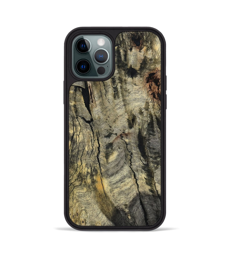 iPhone 12 Pro Wood Phone Case - Emberly (Wood Burl, 799998)