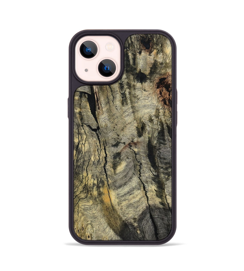 iPhone 14 Wood Phone Case - Emberly (Wood Burl, 799998)