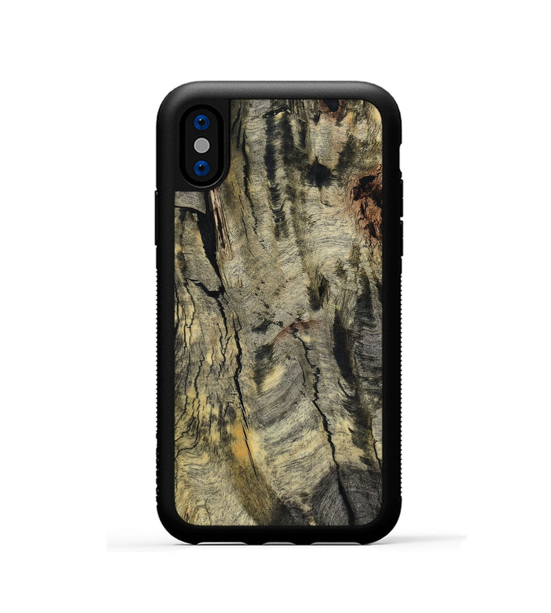 iPhone Xs Wood Phone Case - Emberly (Wood Burl, 799998)