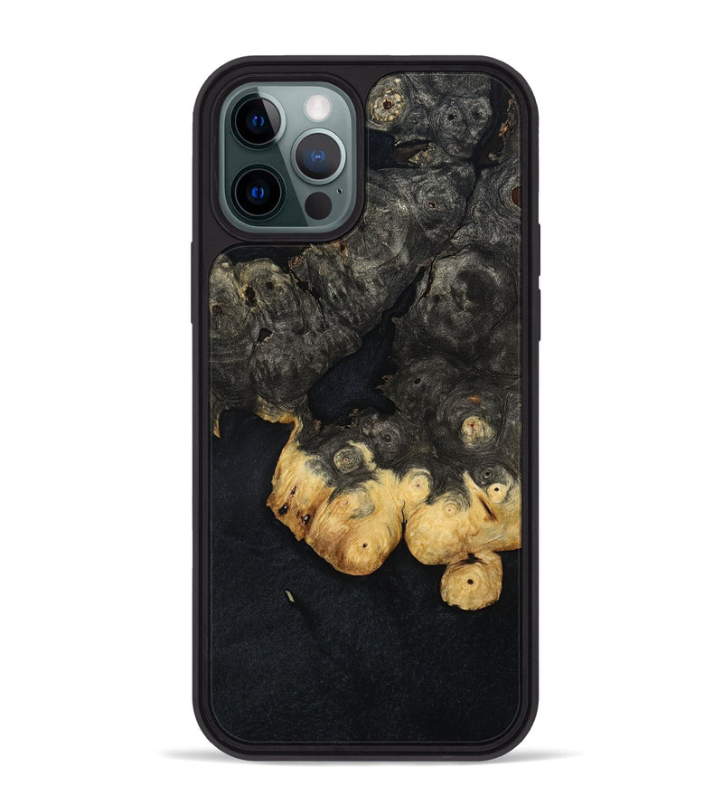 iPhone 12 Pro Max Wood Phone Case - Odis (Wood Burl, 800001)