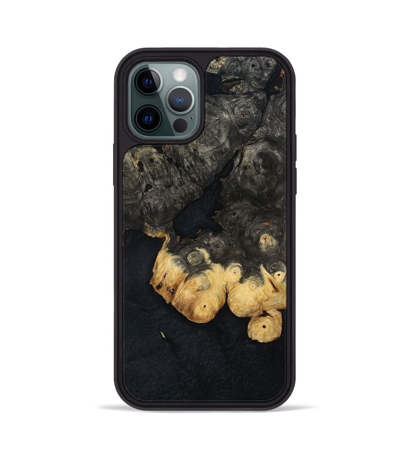 iPhone 12 Pro Wood Phone Case - Odis (Wood Burl, 800001)