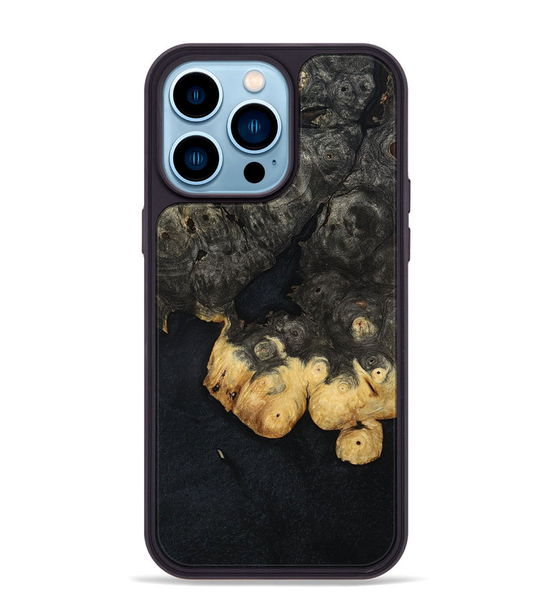 iPhone 14 Pro Max Wood Phone Case - Odis (Wood Burl, 800001)