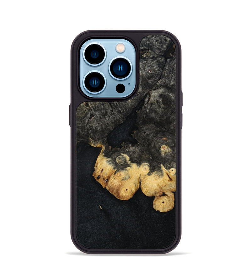 iPhone 14 Pro Wood Phone Case - Odis (Wood Burl, 800001)