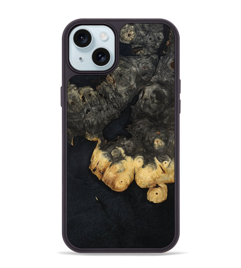iPhone 15 Plus Wood Phone Case - Odis (Wood Burl, 800001)