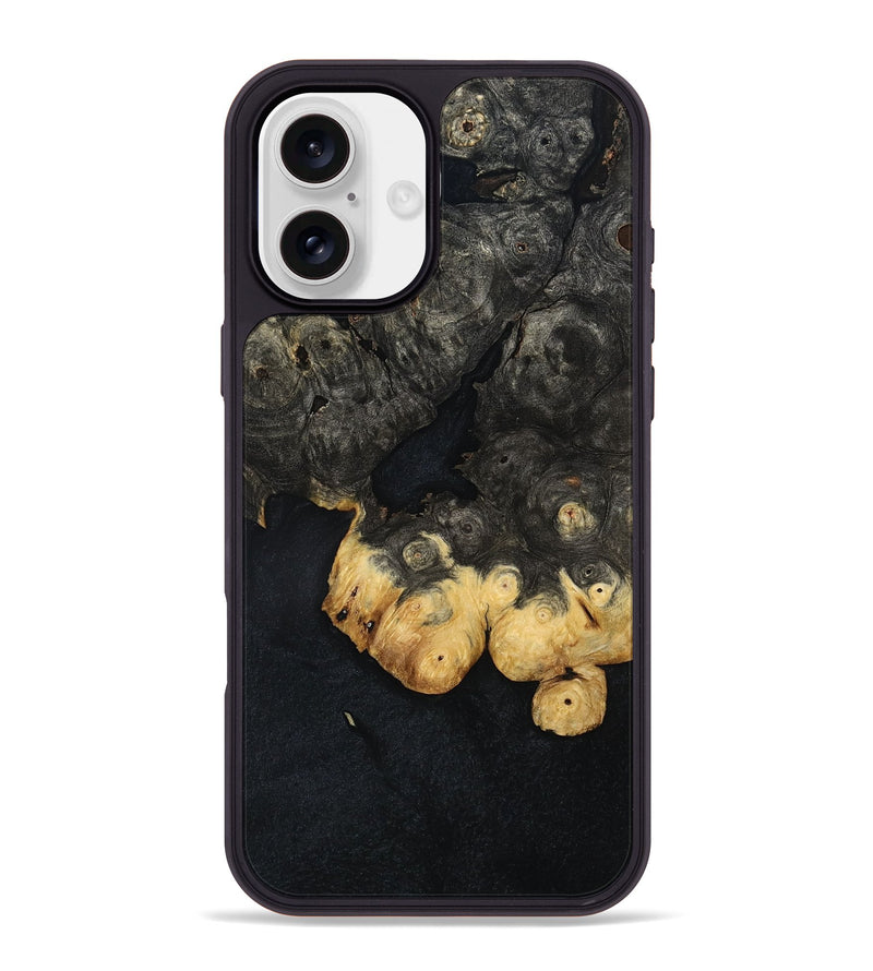 iPhone 16 Plus Wood Phone Case - Odis (Wood Burl, 800001)