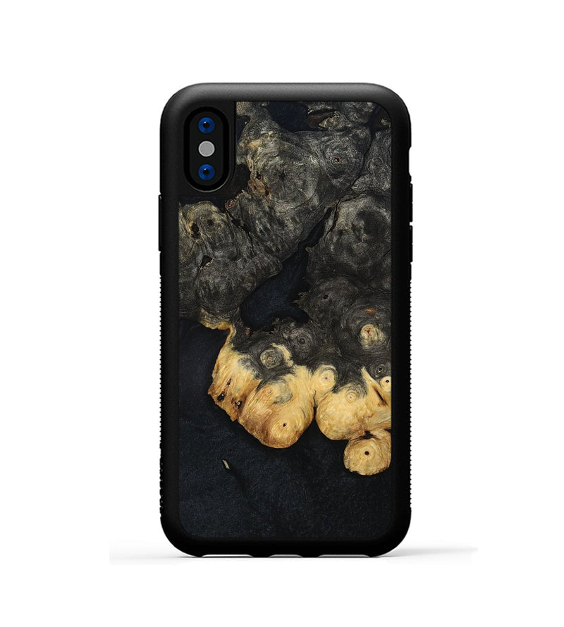 iPhone Xs Wood Phone Case - Odis (Wood Burl, 800001)