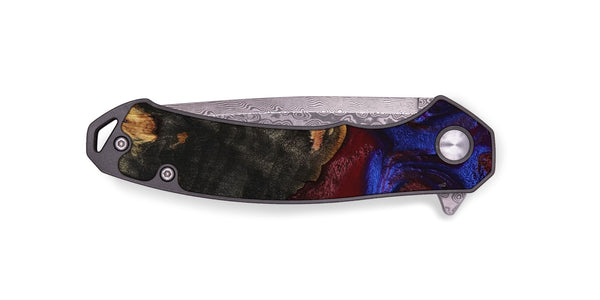 EDC Wood Pocket Knife - Brock (Red, 800004)