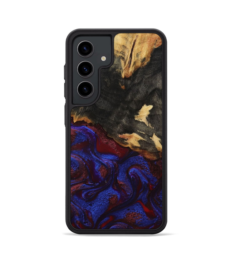 Galaxy S24 Wood Phone Case - Brock (Red, 800004)