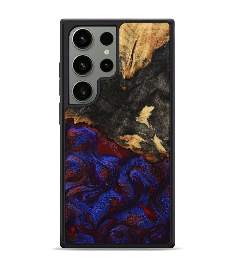 Galaxy S24 Ultra Wood Phone Case - Brock (Red, 800004)