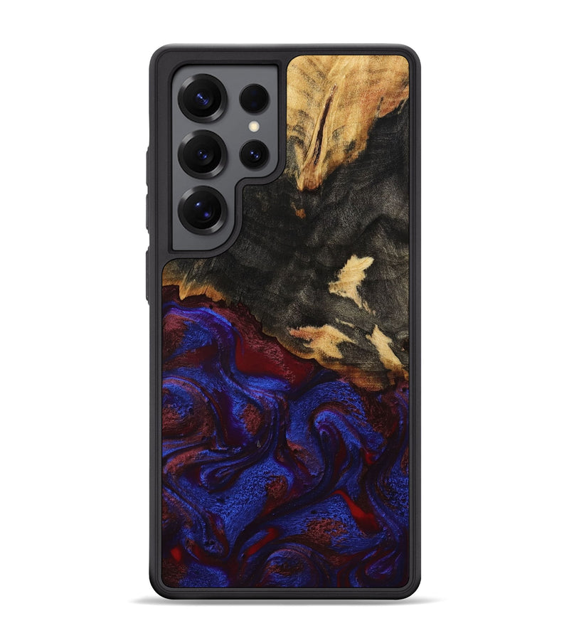 Galaxy S25 Ultra Wood Phone Case - Brock (Red, 800004)