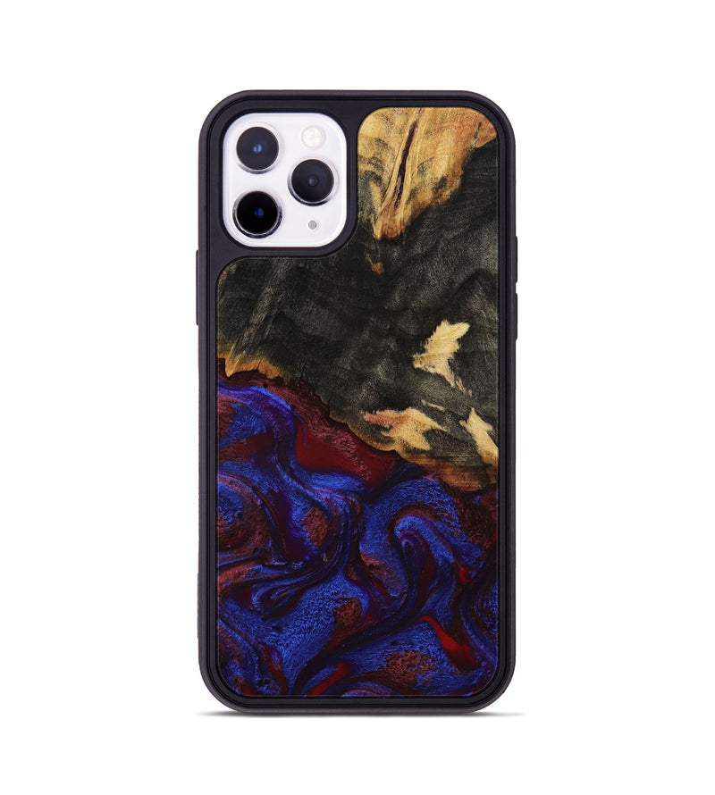 iPhone 11 Pro Wood Phone Case - Brock (Red, 800004)