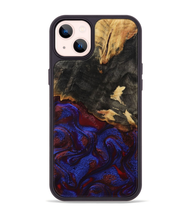 iPhone 14 Plus Wood Phone Case - Brock (Red, 800004)