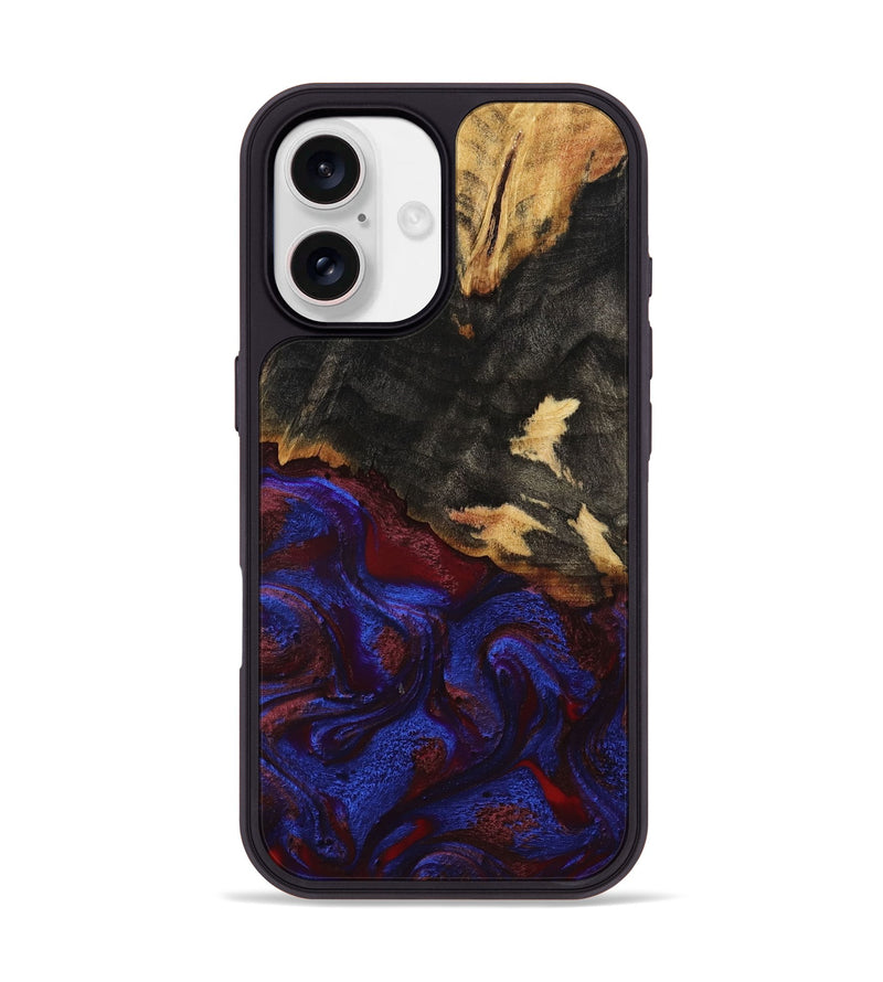 iPhone 17 Wood Phone Case - Brock (Red, 800004)