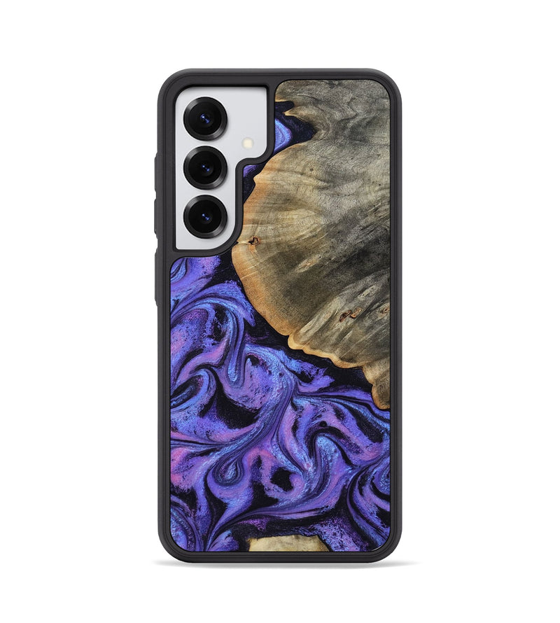 Galaxy S25 Wood Phone Case - Leota (Purple, 800007)