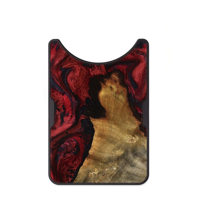 Alloy Wood Wallet - Alessia (Red, 800009)