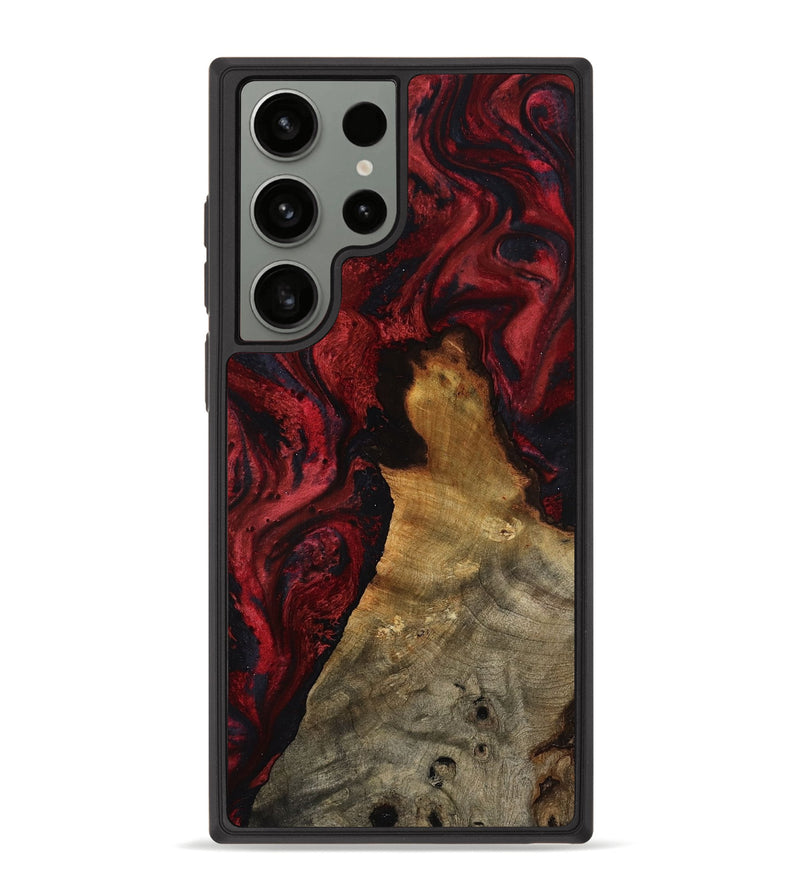 Galaxy S23 Ultra Wood Phone Case - Alessia (Red, 800009)