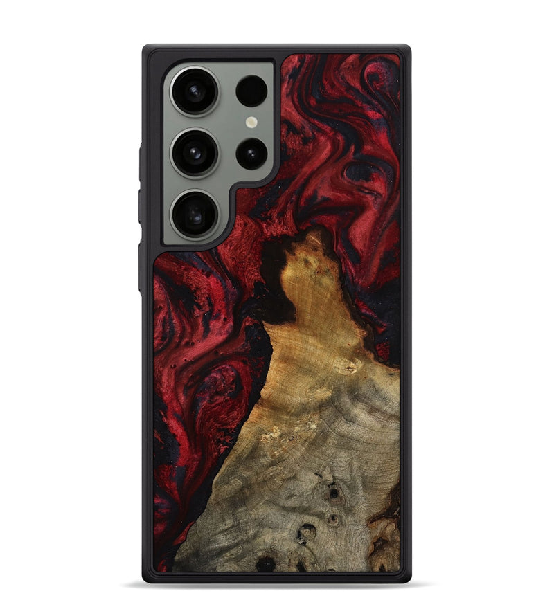 Galaxy S24 Ultra Wood Phone Case - Alessia (Red, 800009)