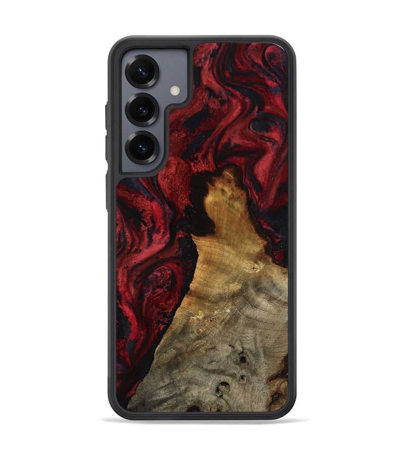 Galaxy S25 Plus Wood Phone Case - Alessia (Red, 800009)