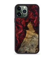 iPhone 13 Pro Max Wood Phone Case - Alessia (Red, 800009)