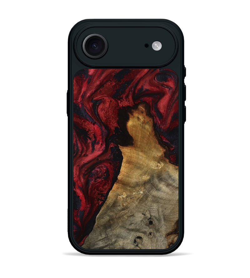 iPhone 17 Air Wood Phone Case - Alessia (Red, 800009)