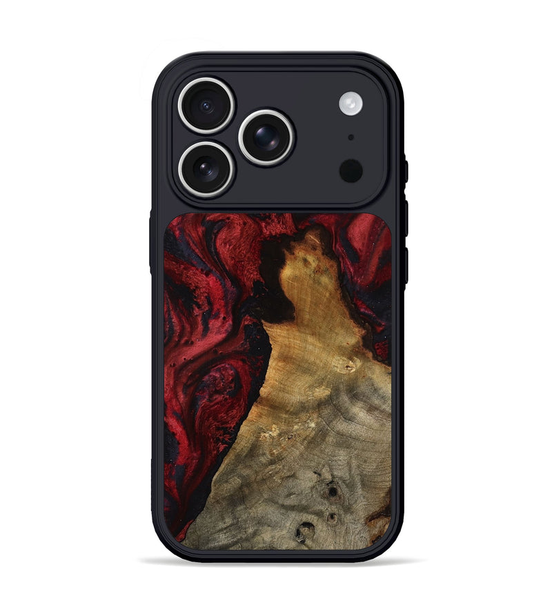 iPhone 17 Pro Wood Phone Case - Alessia (Red, 800009)