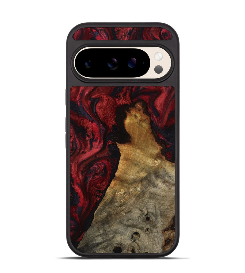 Pixel 10 Wood Phone Case - Alessia (Red, 800009)