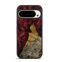 Pixel 9 Wood Phone Case - Alessia (Red, 800009)