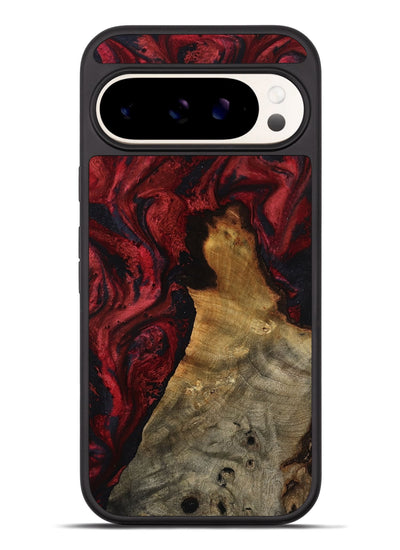 Pixel 9 Pro XL Wood Phone Case - Alessia (Red, 800009)