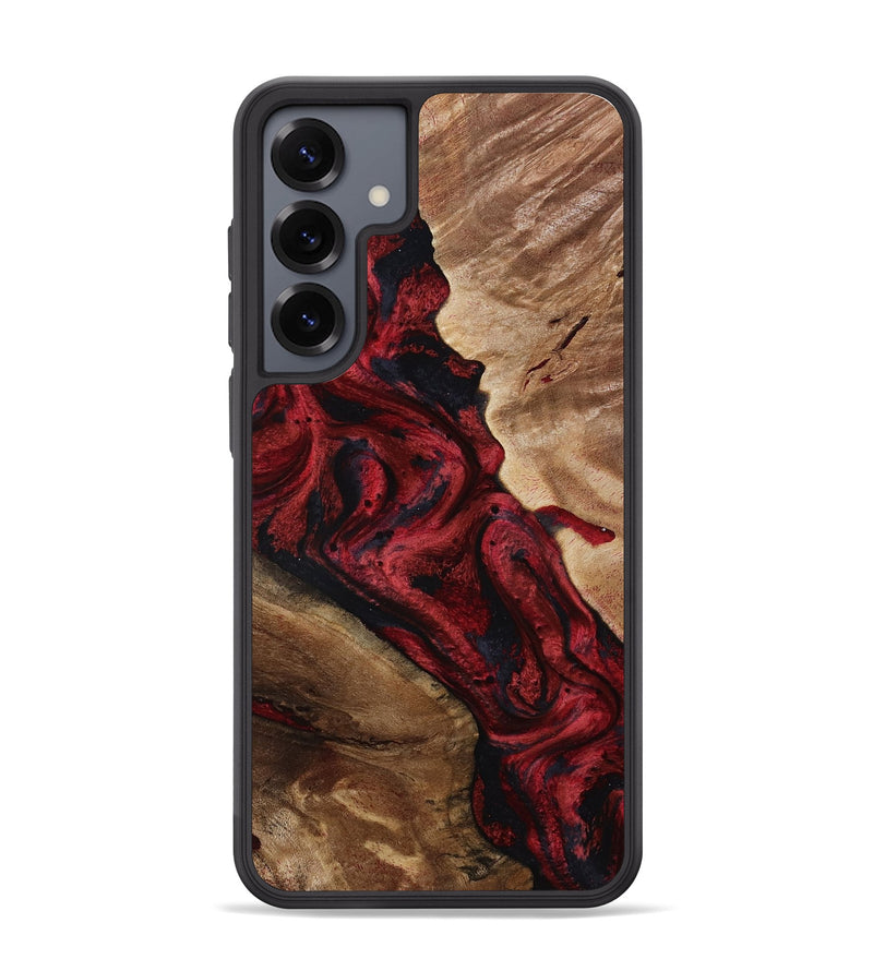 Galaxy S25 Plus Wood Phone Case - Dortha (Red, 800010)