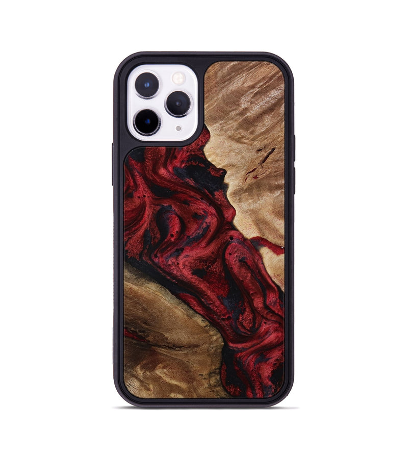 iPhone 11 Pro Wood Phone Case - Dortha (Red, 800010)