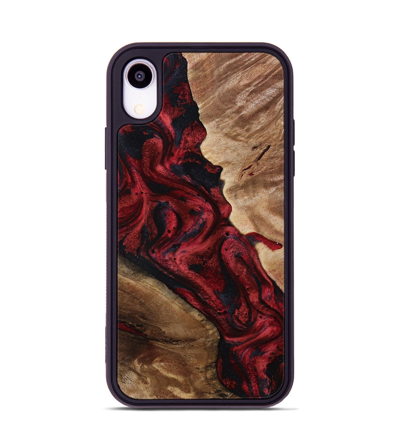 iPhone Xr Wood Phone Case - Dortha (Red, 800010)