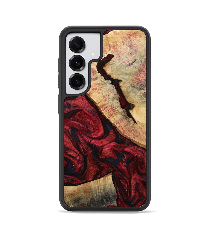 Galaxy S25 Wood Phone Case - Oaklynn (Red, 800011)