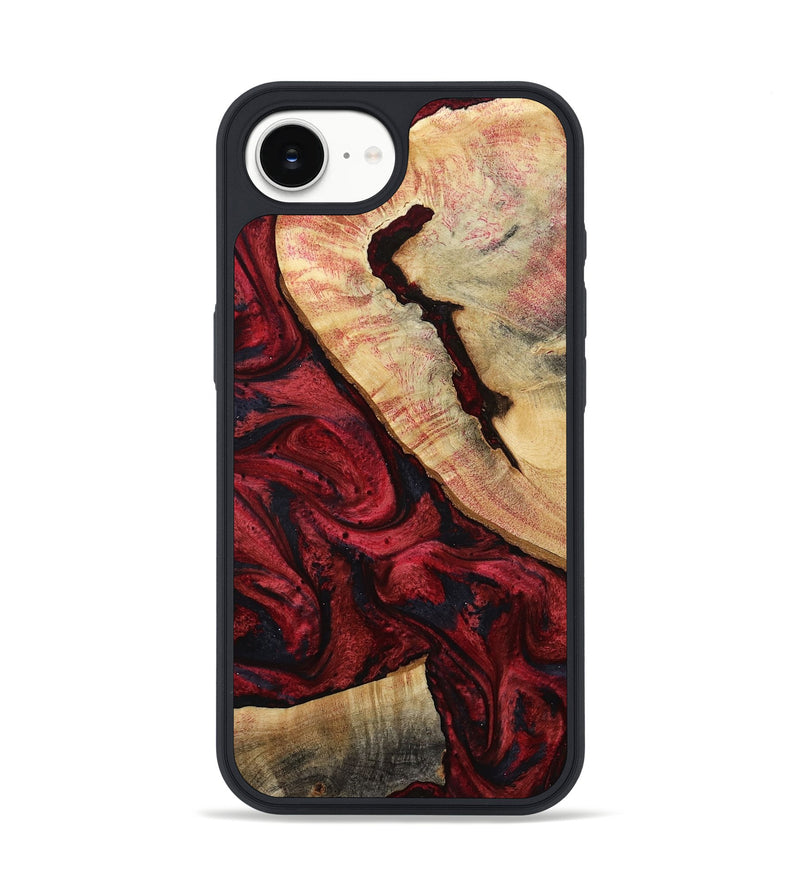 iPhone 16e Wood Phone Case - Oaklynn (Red, 800011)