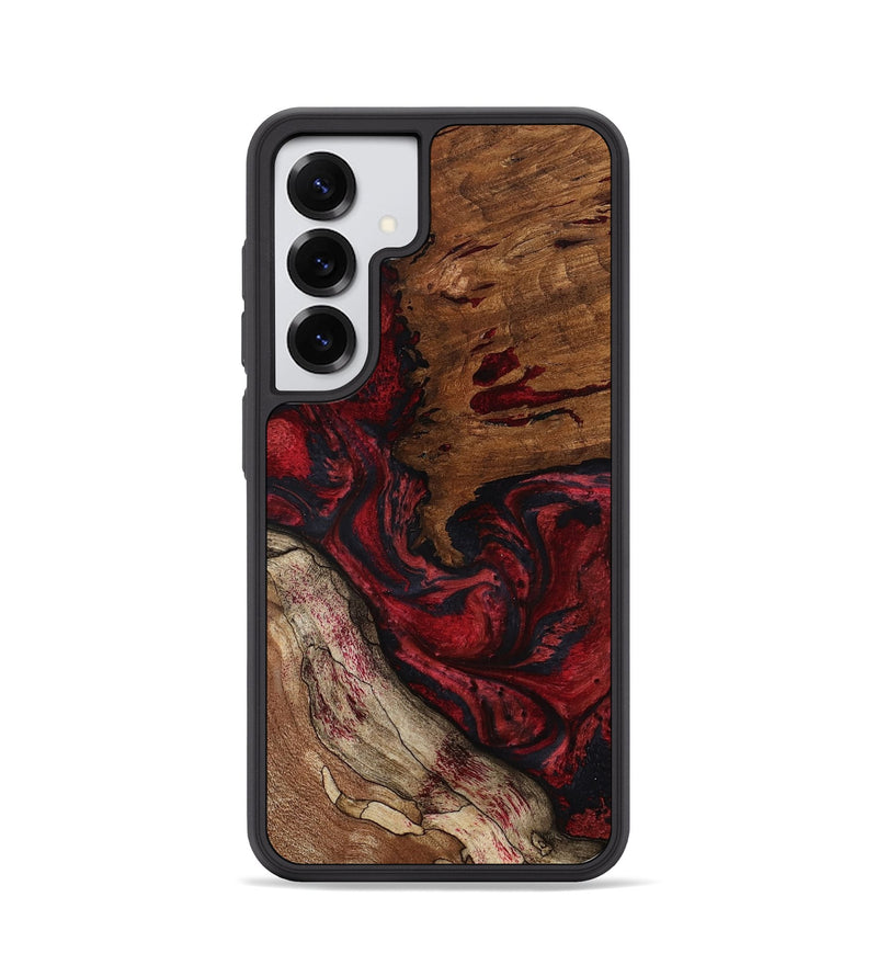 Galaxy S25 Wood Phone Case - Lyle (Red, 800013)